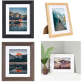 8x10 Picture Frames Made of Solid Wood High Definition Glass