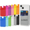 2 Pocket Silicone Adhesive Credit Card Cell Phone Sleeves