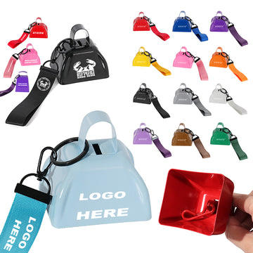 3" Classic Cowbell With Wrist Strap