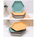 Wheat Straw Hexagonal Home Use Plate