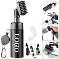 Golf Club Cleaner Brush with Retractable Hook