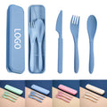 Reusable Wheat Straw Cutlery Set