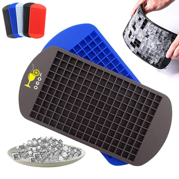 Flexible Silicone 160-Grid Ice Cube Tray