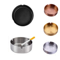 Stainless Steel Ashtray w/3 Grooves
