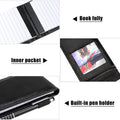 A7 Pocket Notepad Set Pu Holder 50 Lined Sheets Stylus Pen