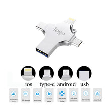 4 in 1 Metal OTG Drive Flash Drive-32GB