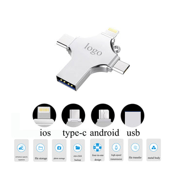 4 in 1 Metal OTG Drive Flash Drive-32GB