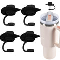 Cowboy Hat Shaped Silicone Straw Dust-Proof Cover Cap