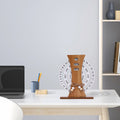 Wooden Rotating Perpetual Calendar