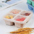 4 Compartments Snackle Box Container