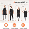 Adjustable Cross Back Waterproof Canvas Apron