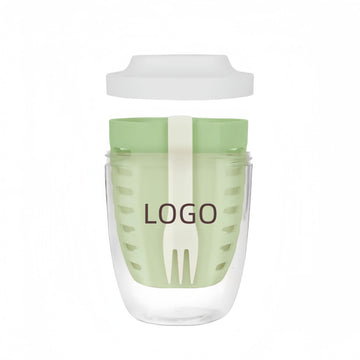 20Oz Fruit Salad Storage Cup With Lids And Fork