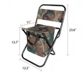 Folding Camping Chair With Cooler Bag