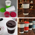 14Oz Ceramic Travel Mug With Silicone Lid