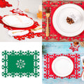 Christmas Snowflake Placemats