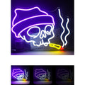 Skull Halloween Neon Wall Sign