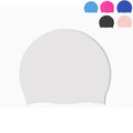 Solid Color Silicone Swim Cap
