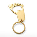 Little Foot Metal Bottle Opener Keychain