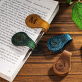 Leather Magnetic Bookmark For Books And Journals
