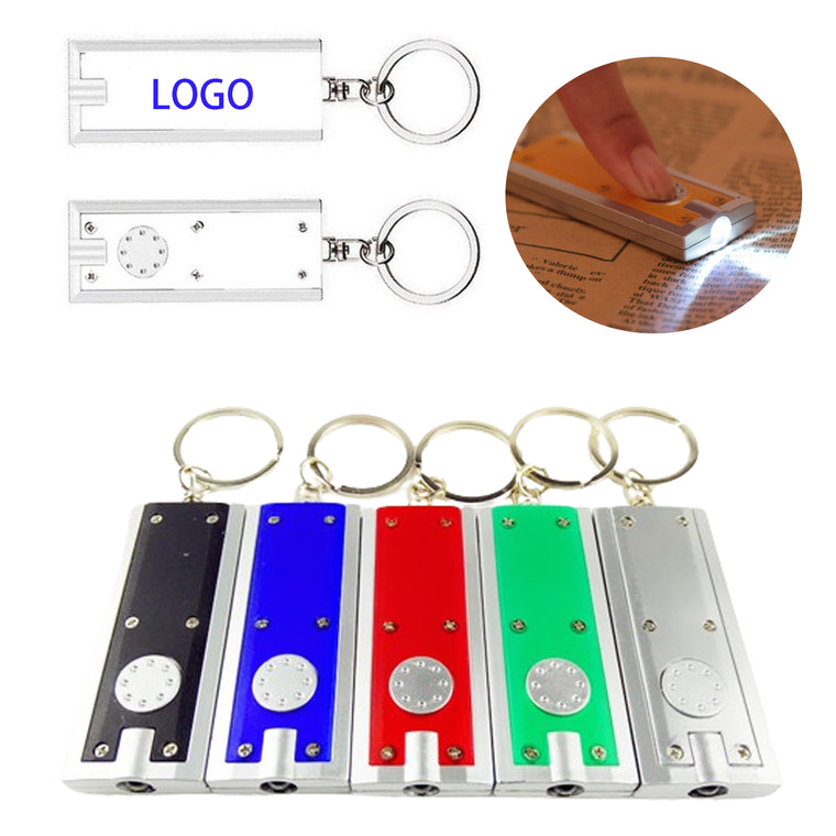 Rectangle Keychain Led Flashlight