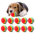 Custom 2.5" Rainbow Pet Toy Soft EVA Foam Ball