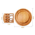 Bamboo Cheese Board Set