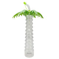 17 0z Tropical Summer Coconut Tree Bottle with Straw