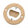 Natural Round Wooden Bottle Opener