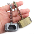 Hammer Beer Bottle Keychain Bottle Opener