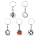 Spinner Sports Ball Keychain