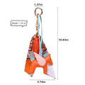 Pegasus Bag Charm With Silk Scarf