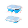 32 Fl Oz Two Compartments Silicone Collapsible Lunchbox