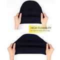 Unisex Slouchy Knit Cuffed Beanie Soft Hats Warm Winter Cap