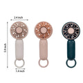Portable Handheld Fan With Carabiner Rechargeable