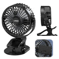 360-Degree Rotate Portable Clip On Quiet Fan