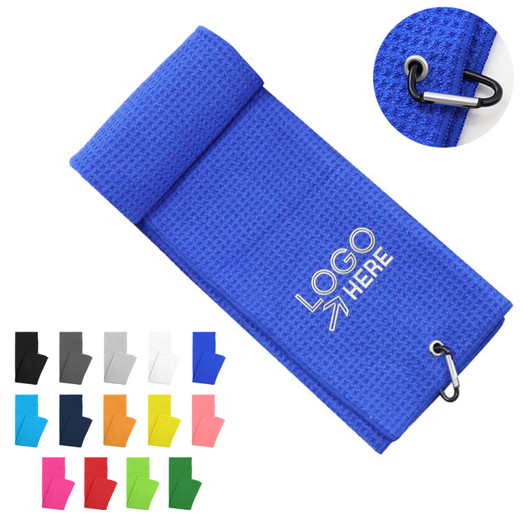 Microfiber Waffle Golf Towel