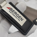 Rectangular Leather Keychain