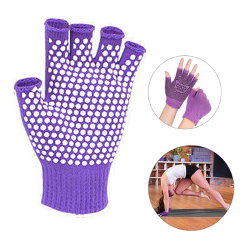 Non Slip Fingerless Yoga Gloves