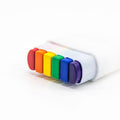 6 Color Rainbow Face Painting Crayons