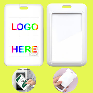 Puzzle ID Badge Holder with Clear Window