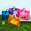 PVC Fashion Transparent Portable Travel Tote Bag