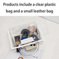 Clear Crossbody Bag with Removable Wristlet Pouch/ Tote Bag