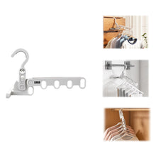 Hotel Foldable 5-Hole Clothes Hanger