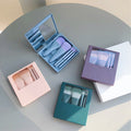 Travel Size Makeup Brushes Set With Case And Mirror