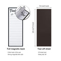 Magnetic Note Pad For Fridge With Pen Holder