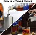 Promotional Engraved Stainless Steel Flask - 7 oz