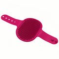 Pet Bath Comb Brush With Adjustable Ring Handle