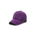 Embroidered Washed Cotton Soft Top Visor Baseball Cap
