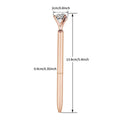 Big Crystal Diamond Metal Ballpoint Pen