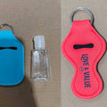 Portable Hand Sanitizer Keychain Holders